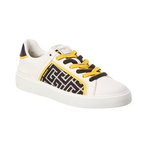 Balmain Leather Sneaker, White